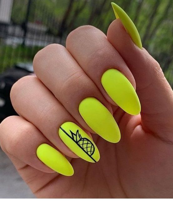 Unghii gel neon 2021