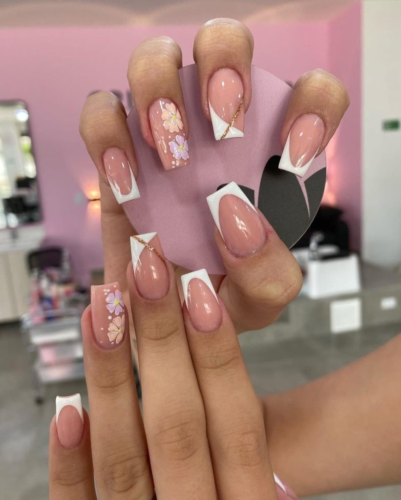 Unghii gel french