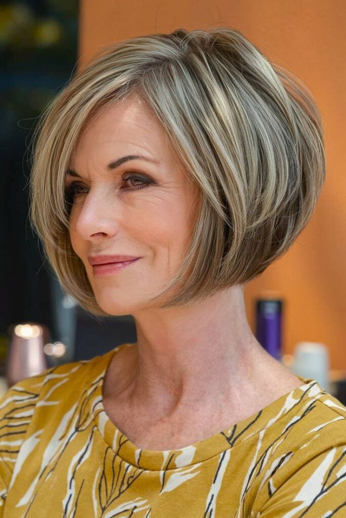 Sleek pixie bob for fine straight hair