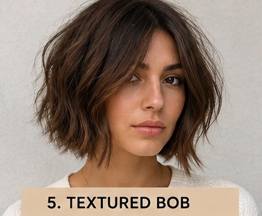 Graduated bob for fine hair with subtle volume through the back